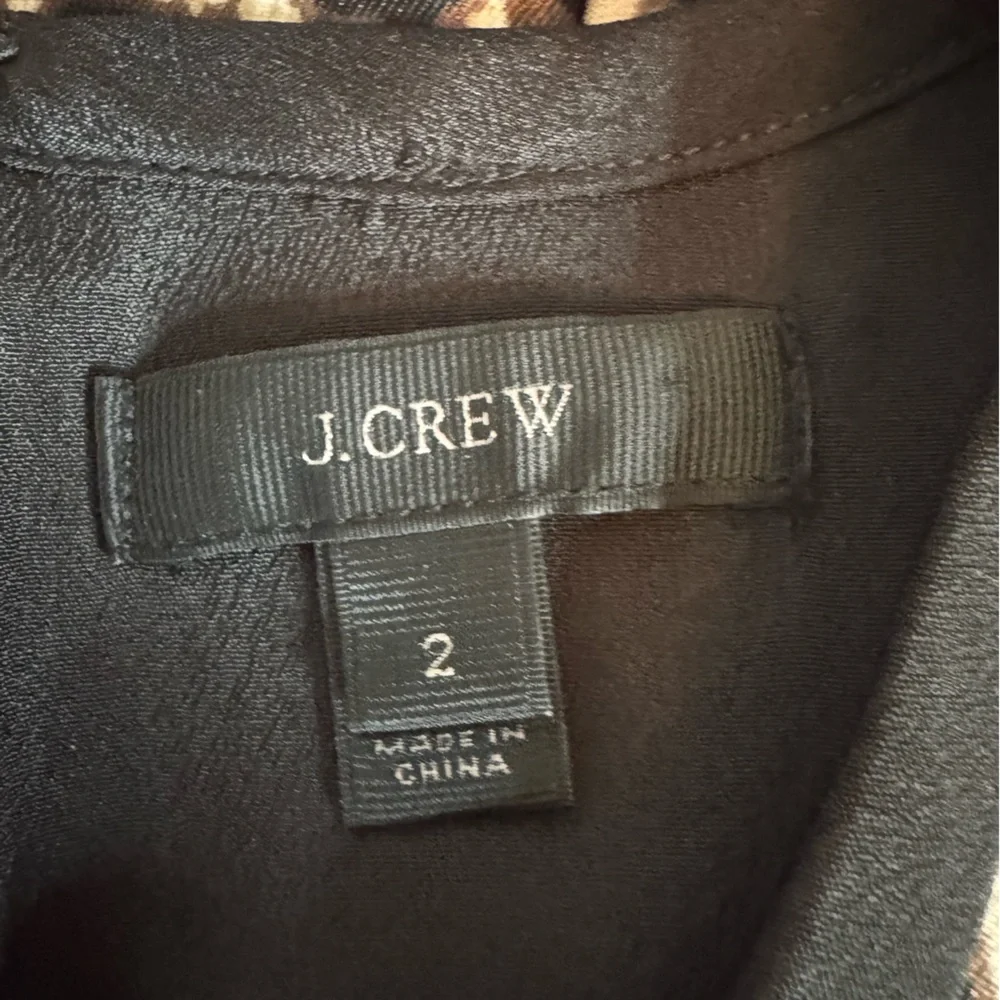 J. Crew size 2 Animal‎ Print Dress